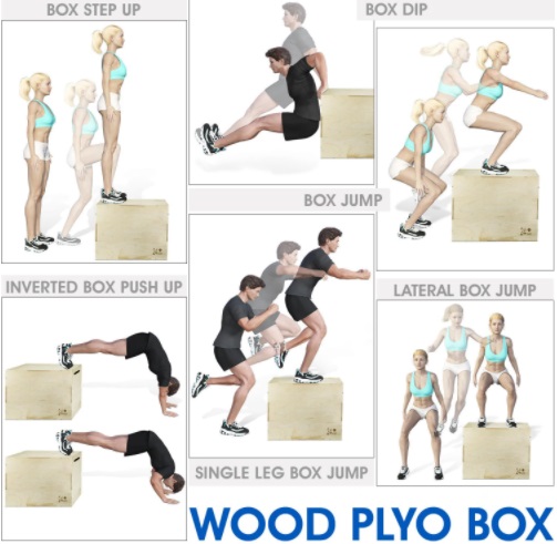 Jump Box Cajón Pliométrico de madera. Caja de salto para hacer deporte,  Cross Training, Fitness Musculación y crossfit. Cannon - AliExpress
